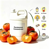 Natuurlijk Persimmon Concentraat Vloeibaar Aroma-extract Fabriekslevering Clean Label Zonder Kunststof Toevoegingen voor Dranken en Voedingsmiddelen