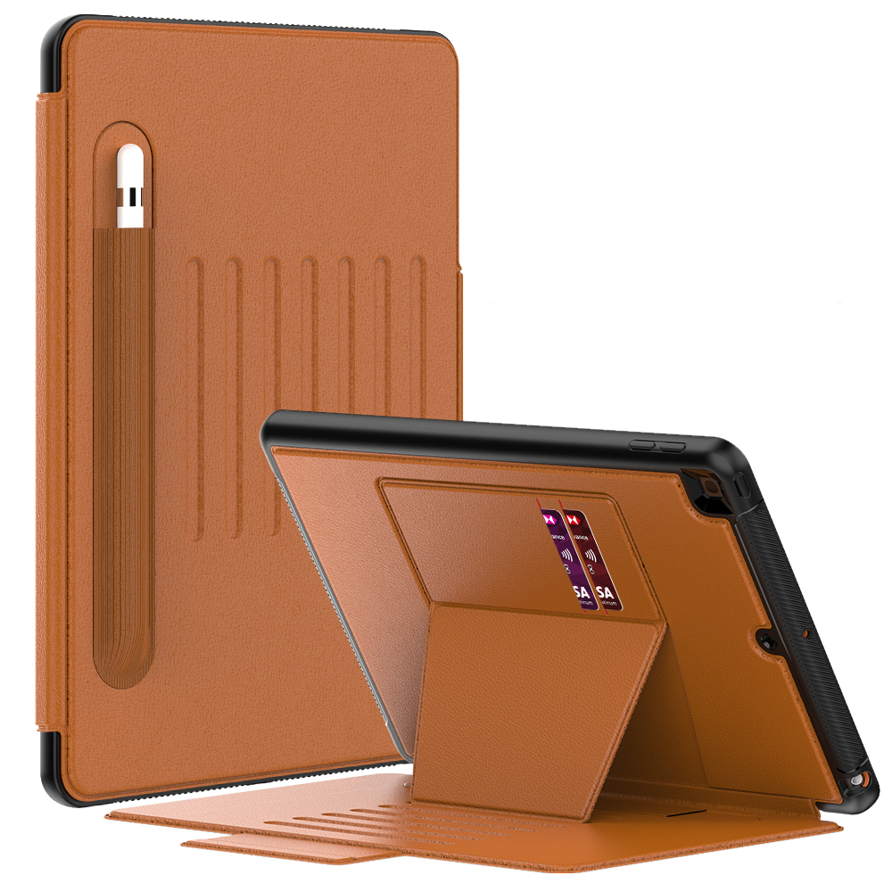 Brun (Pour ipad 10.2 ")