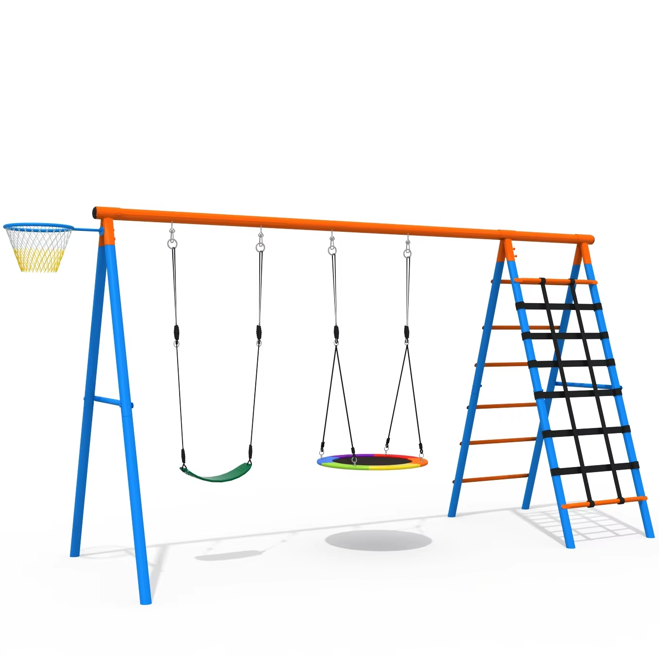 Best Selling Iron Kids Swing Sets Durable Outdoor Play Equipment