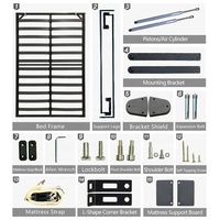 Zeitlich Begrenzte Aktion Platzsparende Möbel Metallbeschläge Leicht zu Hebende Metall-Murphy-Wandbetten