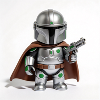 Figurine en PVC personnalisée, figurine en caoutchouc Alien Knight Gunner, modèle de décoration