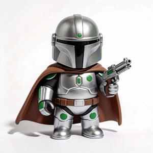 Figura de PVC Personalizada, Figura de Goma de un Caballero <span class=keywords><strong>Alien</strong></span>ígena con Pistola, Modelo Decorativo - Product Image 4