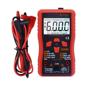 Multímetro Digital Mini M118A Original, Multímetro Automático True RMS con Transmisión de Datos, Función NCV y Retención de Datos, 6000 Contaciones - Product Image 1
