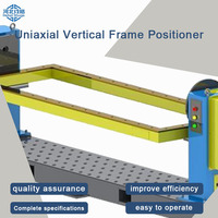 Positionneur de soudage à axe unique pour cadre de tête et de queue, table rotative automatique, table de travail à levage et retournement horizontal