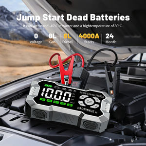 מכונית קפיצה מתנע עם מדחס אוויר, 4000a סוללה קפיצה מכונית, מתנפחים צמיג 150psi, <span class=keywords><strong>12v</strong></span> הסוללה מגבר מכונית קפיצה מכונית - Product Image 2