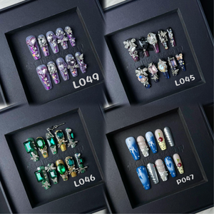 للبيع بالجملة اضغط على الأظافر من موردي شركة تصنيع المعدات الأصلية أظافر بأطراف طبيعية اضغط على تابوت أظافر إصبع صناعي - Product Image 3