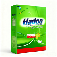500G 1KG 3KG Box Pack Détergent Savon en poudre pour le lavage du linge