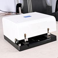 Agrafeuse électrique de bureau à double tête en métal 12W faible consommation 60 fois/min pour la reliure de papier de bureau épaisseur 1-5mm 110V-220V