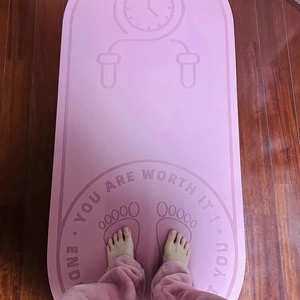 Alfombrilla de Ejercicio para Saltar con Cuerda, Alfombrilla Antideslizante y Silenciosa de 6mm/8mm de Grosor, Alfombrillas de Yoga Ovaladas - Product Image 1