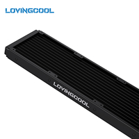 Refroidisseur d'eau pour processeur AIO LOVINGCOOL, fabricant d'origine, radiateur 120/240/360 mm, ventilateur ARGB, affichage numérique de la température pour PC de bureau gaming