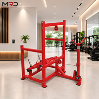 Máquina de Extensión de Rodilla Sentado con Carga de Placas para Entrenamiento de Cuádriceps y Piernas, Ideal para Gimnasios y Estudios de Fitness