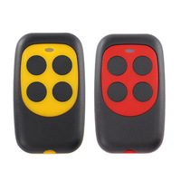 Clé de porte de garage clone télécommandée à 4 canaux 280-868MHz avec code d'apprentissage de fonction automatique en plastique ABS tension 12V