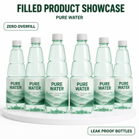 Machine de remplissage et de bouchage automatique certifiée CE pour bouteilles d'eau potable pure en PET et en verre