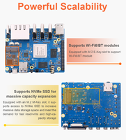 Nouveau Orange Pi 5 Plus 4G 8G 16G RK3588 2.5G double Ports Ethernet avec extension PCIE carte unique exécuter Android Ubuntu Debian OS