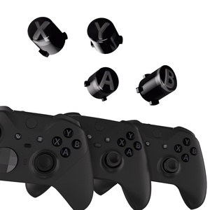 EXtremeRate Boutons d'action classiques gris clair et transparent avec symboles gris foncé, boutons ABXY pour manette Xbox Series X S - Product Image 2