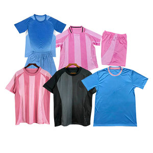 2025 nuovo a buon mercato tutto stile <span class=keywords><strong>rosa</strong></span> nero adulto bambino Miami maglia da <span class=keywords><strong>calcio</strong></span> di qualità tailandese maglia da <span class=keywords><strong>calcio</strong></span> - Product Image 3