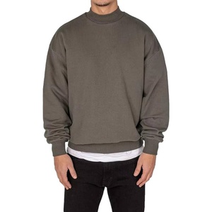 Sweat-shirt en molleton français 600 Gsm, sweat-shirt personnalisé à capuche pour homme, sweat-shirt à épaules tombantes, sweat-shirt court pour homme - Product Image 3