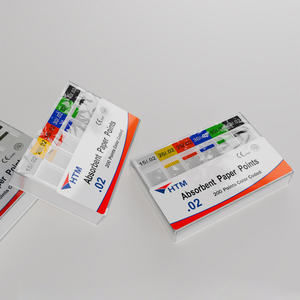 Consommables d'équipement dentaire HTM Matériaux de dentiste Produits dentaires OEM Points de papier absorbants pour le traitement de la pulpite 20/02 - Product Image 3