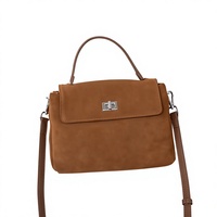 Nouvel Arrivage Sac en Cuir Véritable pour Femme, Style Coréen Niche, Polyvalent et Tendance, en Cuir de Vachette Mat, Sac Fourre-tout/Sac à Bandoulière avec Fermoir Simple