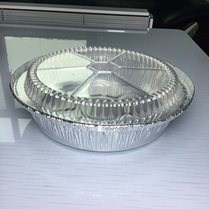 Dùng Một Lần Vòng Nhôm Lá Thực Phẩm Container Với Nhựa Giấy Nhôm Có Nắp Đậy Lò Vi Sóng An Toàn Cho Các Nhà Hàng Khách Sạn Bán Buôn - Product Image 5