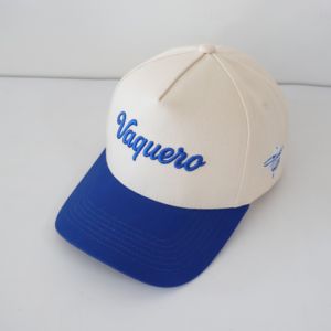 Gorra de Béisbol de 5 Paneles Personalizada con Bordado, Estilo Deportivo con Logotipo Impreso en Dos Tonos, Gorra de Béisbol Moderna sin Estampado - Product Image 3