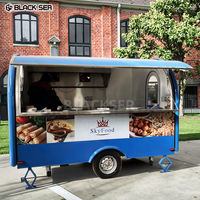 Camion de cuisine mobile multifonctionnel personnalisé du Shandong – Camion de restauration rapide en acier inoxydable pour crêpes, gaufres et pizzas chaudes