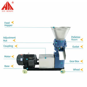 Machine à granulés alimentaires de petite et moyenne taille Machine à granulés de traitement des aliments pour porcs - Product Image 5