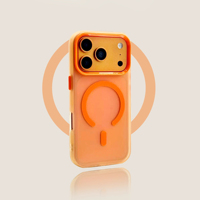 Étui de téléphone portable magnétique antichoc en TPU, design professionnel IMD, couleur bonbon givrée mate, pour /