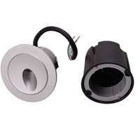 Spot lumineux LED encastrable 3W, 3000K, IP67, lumière extérieure, éclairage pour marches, mur et escaliers