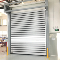 Porte à volet roulant rapide certifiée CE Porte en spirale à grande vitesse à économie d'énergie EX Portes rapides antidéflagrantes avec moteur automatique