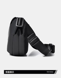 Nouveau <span class=keywords><strong>Sac</strong></span> de Poitrine Décontracté Transfrontalier pour Hommes, en Cuir PU, Style Urbain Simple, <span class=keywords><strong>Sac</strong></span> Banane de <span class=keywords><strong>Sport</strong></span> Urbain et de Cyclisme, Résistant aux Salissures - Product Image 2
