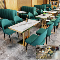 Prix d'usine, vente en gros : Mobilier d'hôtel vert en tissu, canapés, tables et chaises, sièges de banquette