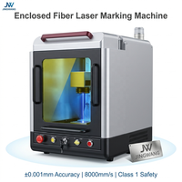 Machine de marquage et de gravure laser portable de bureau en acier inoxydable à fibre optique 100W