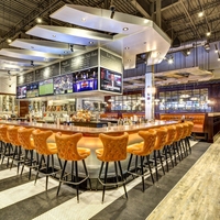UPTOP ensemble de salle à manger en cuir orange personnalisé rétro en forme de U demi-rond Restaurant en bois café stand canapé sièges