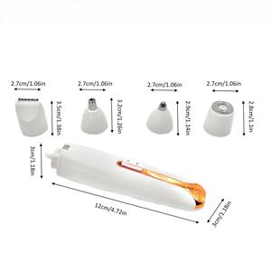 Depiladora Eléctrica 4 en 1 USB para Mujer y Recortadora de Vello Multifuncional para Piernas, Axilas y Zonas Íntimas - Resistente al Agua IPX6 para Uso en el Auto - Product Image 3