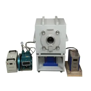 With Electric Hydraulic Pump Vaccum furnace with Hot press/ lab hydraulic press with vacuum and sintering