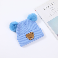 Venta al por Mayor de Gorros de Bebé Bonitos, Unisex, Casuales, de Punto, Cálidos para Invierno, Gorros Infantiles para Viajes y Actividades al Aire Libre.