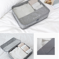 Ensemble de 6 cubes d'emballage de compression organisateur de bagages de voyage pour organisateurs de valises pour sac à vêtements pour accessoires de voyage