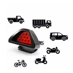 ไฟตัดหมอกหลังแบบ LED สำหรับรถยนต์และรถจักรยานยนต์, ไฟแข่งรถ F1, ไฟเตือนเบรคแบบ LED รูปสามเหลี่ยม, ไฟท้าย - Product Image 5