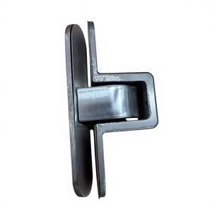 Charnière dissimulée à fermeture douce en acier inoxydable moderne WK203 pour porte de type T de 60 kg, largeur 950 mm, épaisseur 4 mm, garantie 3 ans, 180° - Product Image 3