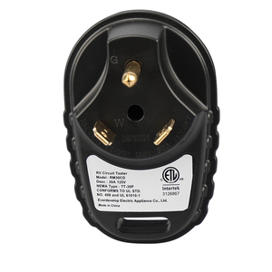 NEMA TT-30P 30A,125V ETL được liệt kê <span class=keywords><strong>30</strong></span> <span class=keywords><strong>amp</strong></span> dẫn chỉ số Tester <span class=keywords><strong>RV</strong></span> mạch Analyzer cắm cho trailers cần thiết cho <span class=keywords><strong>RV</strong></span> điện - Product Image 4