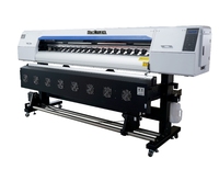 Imprimante par sublimation F1902 2 têtes I3200 Tissu jersey Textile Papier Imprimante par sublimation Toner blanc Numérique