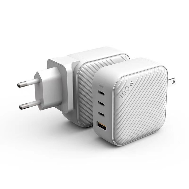 2025 New Arrivals 4 Multi Ports Usb Type c Pd Gan Charger 100w for Macbook, Laptop, iphone