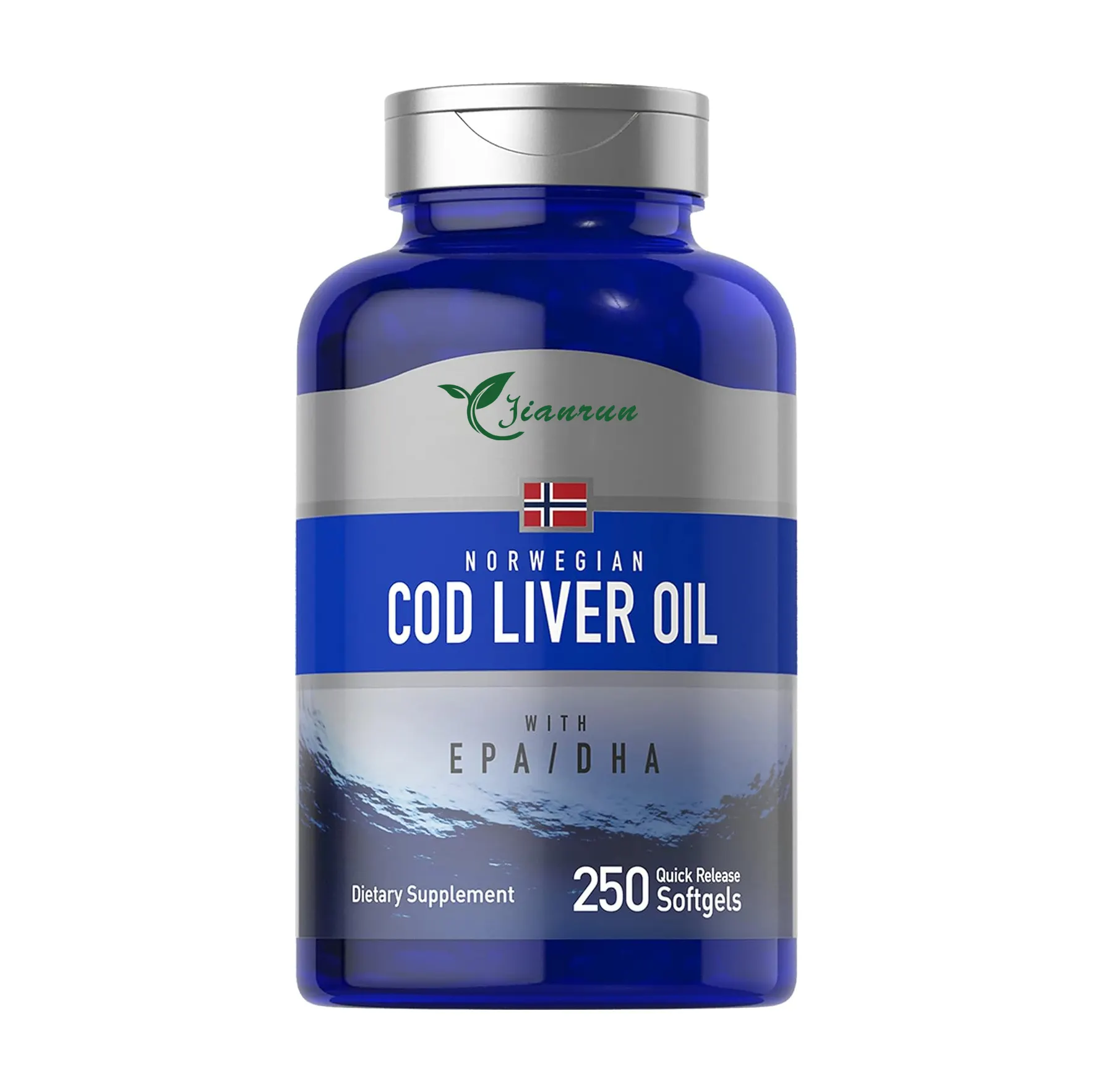 Good quantity Cod Liver Oil Capsules Vitamin A Vitamin D Organic Cod Liver Oil Softgel Omega 3 Fatty Acids Supports