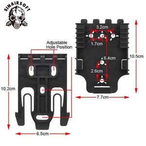 Kit de système de verrouillage rapide QLS, fourche de verrouillage et plaque de montage pour holster tactique, accessoires d'attache pour holster QLS avec quincaillerie - Product Image 3