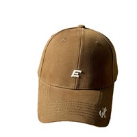 Topi Baseball OEM Berpinggiran Lengkung Bordir Huruf Terstruktur untuk Pria dan Wanita