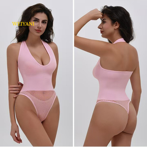 Da donna senza maniche profondo scollo <span class=keywords><strong>a</strong></span> V con corsetto <span class=keywords><strong>a</strong></span> canotta Slim Fit estivo senza schienale <span class=keywords><strong>body</strong></span> bodystocking <span class=keywords><strong>a</strong></span> <span class=keywords><strong>rete</strong></span> - Product Image 6