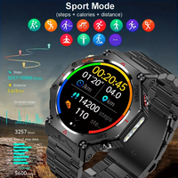 Smartwatch SENBONOKC91 con Chiamate Wireless, Monitoraggio Frequenza Cardiaca e Sonno, GPS, AI GPT Q&A, Bussola, Orologio Intelligente da Uomo