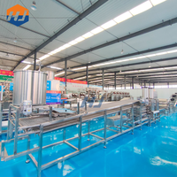 Machine industrielle automatique HJ de 400 kg/h à haute productivité pour la fabrication de feuilles de tofu fines / de tofu / de feuilles de tofu avec cœur PLC 380V