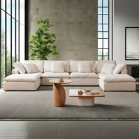 Union Win Fauteuil d'angle moderne d'extérieur en mousse, convertible en lit, pour chambre, mobilier compressé, pouf modulaire, canapé compressible